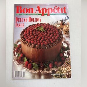 Bon Appetit Deluxe Holiday Issue December 1990 Vol 35 No 12 Christmas Cookbook
